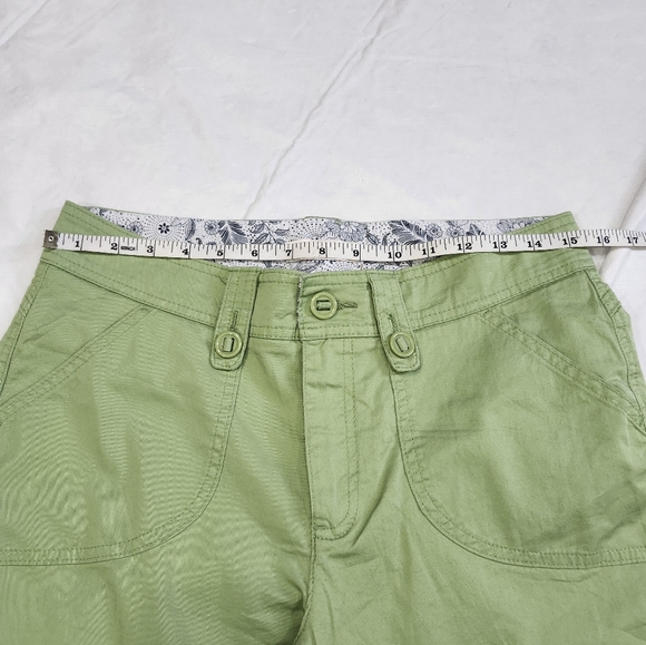 Lee Size 10 Medium Green Capris One True Fit - Picture 5 of 9